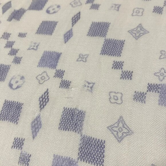 LOUIS VUITTON Ethol Alize Azur - Unconfirmed Scarf 183-053025 - Picture 4 of 9